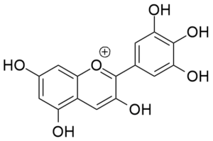 Strukturformel Delphinidin
